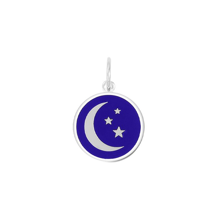 Moon and Stars SILVER Pendant