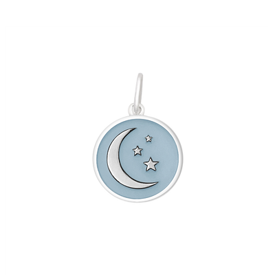 Moon and Stars SILVER Pendant