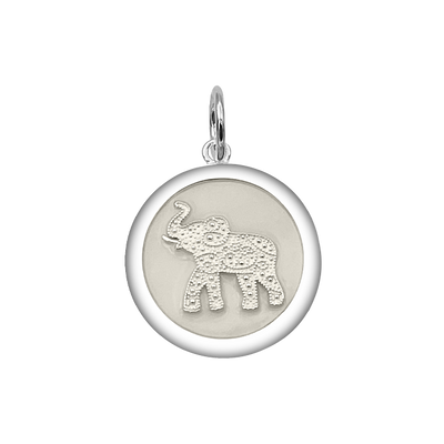 LOLA & Company Jewelry Elephant Pendant Ivory