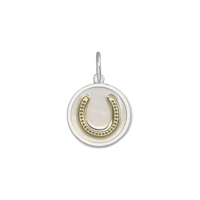 LOLA & Company Jewelry Horseshoe Pendant Gold in Ivory