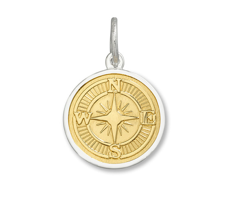 LOLA & Company Jewelry Compass Rose Pendant Gold