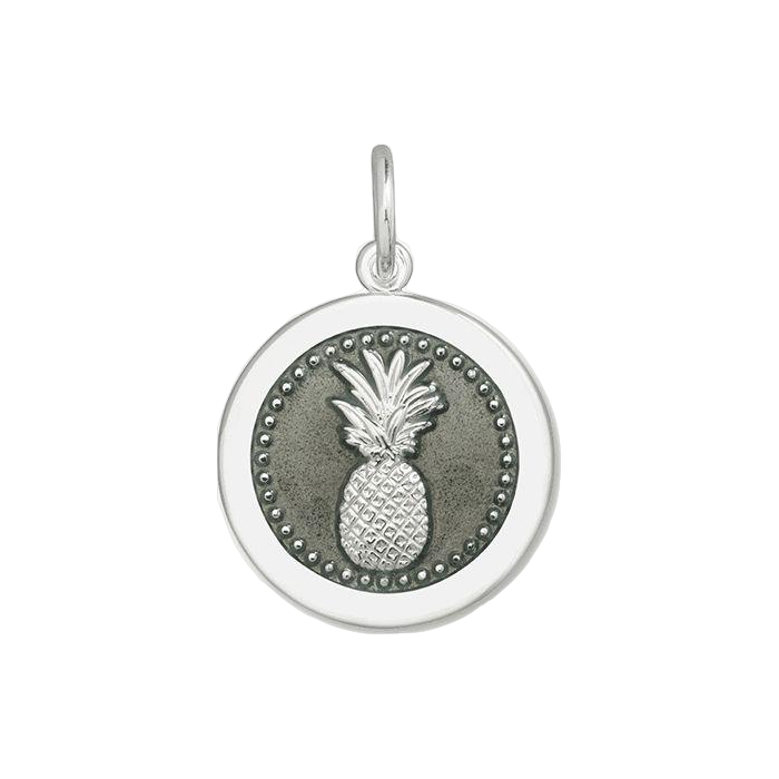Lola & Company Jewelry Pineapple Pendant Silver in Pewter
