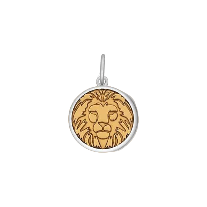 LOLA & Company Jewelry Lion Pendant Gold Center Vermeil