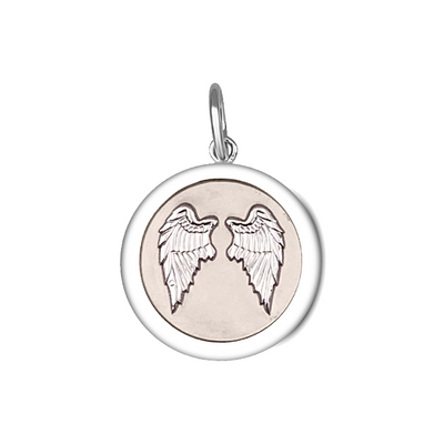 LOLA & Company Jewelry Angel Wings Pendant Pink
