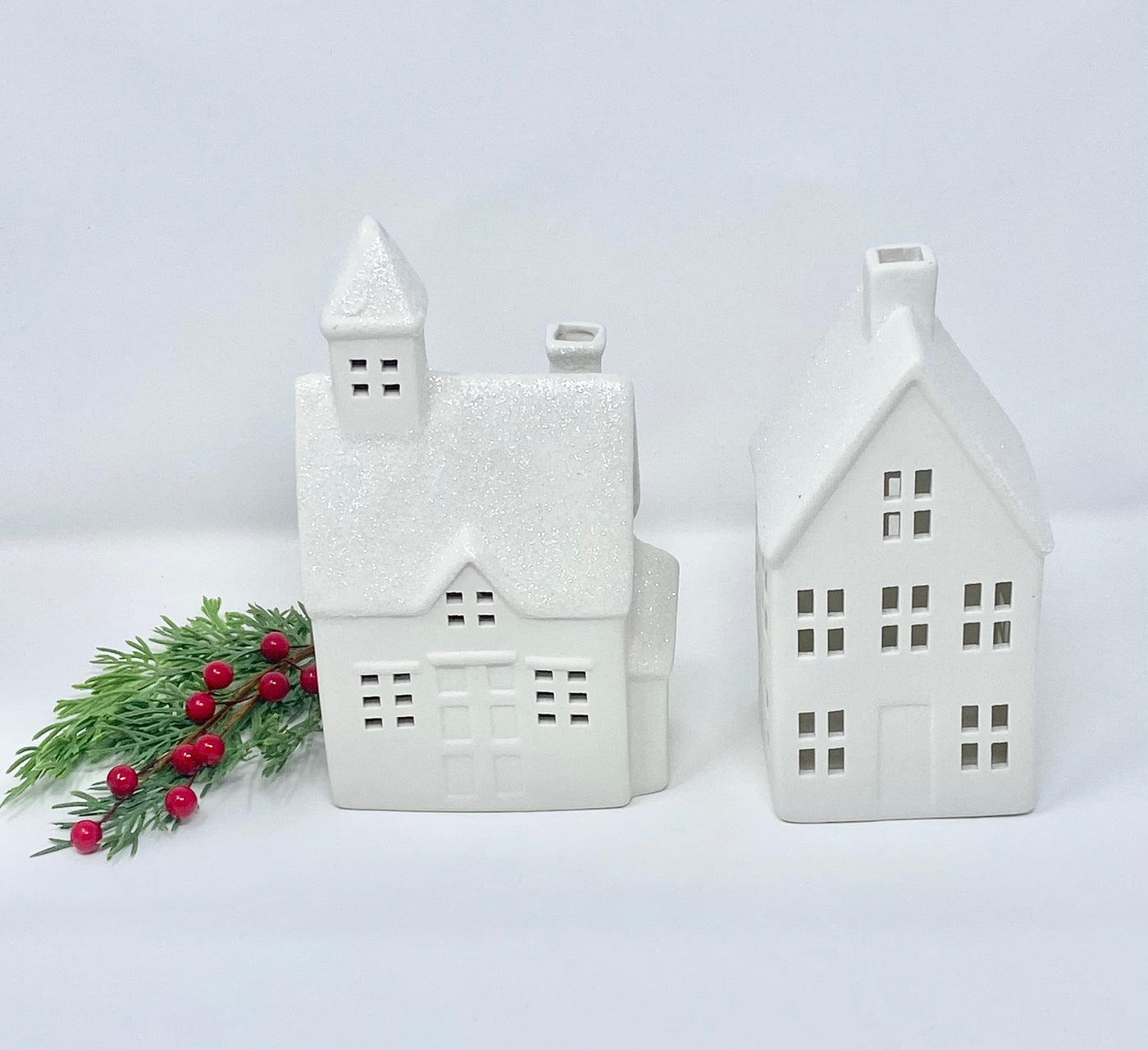 Snowy White Cottage Set