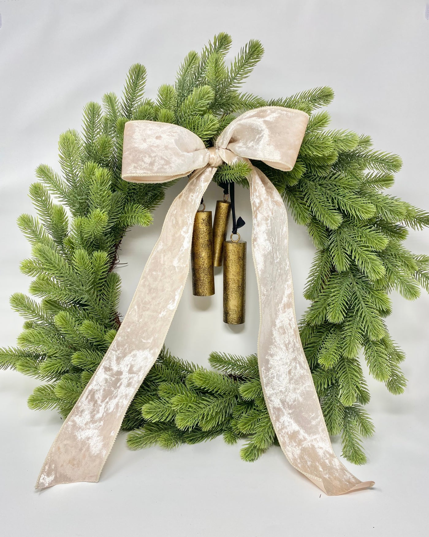 Rockport Faux Greenery Wreath with Bells