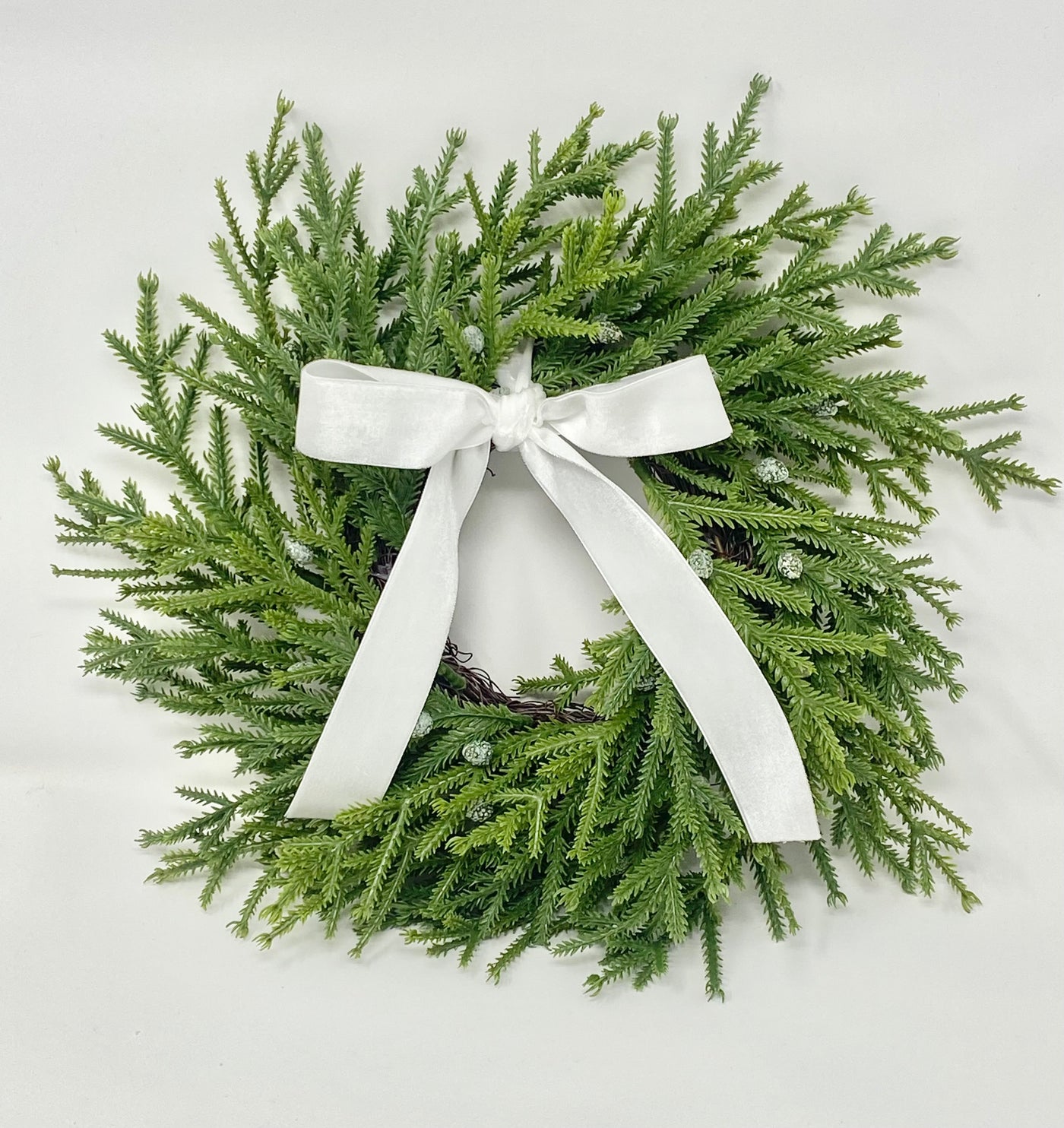 Vineyard Faux Juniper Wreath