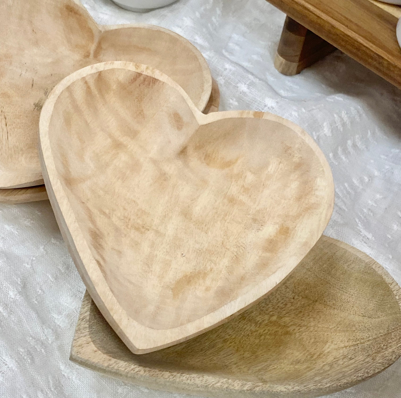 Wood Heart Dish