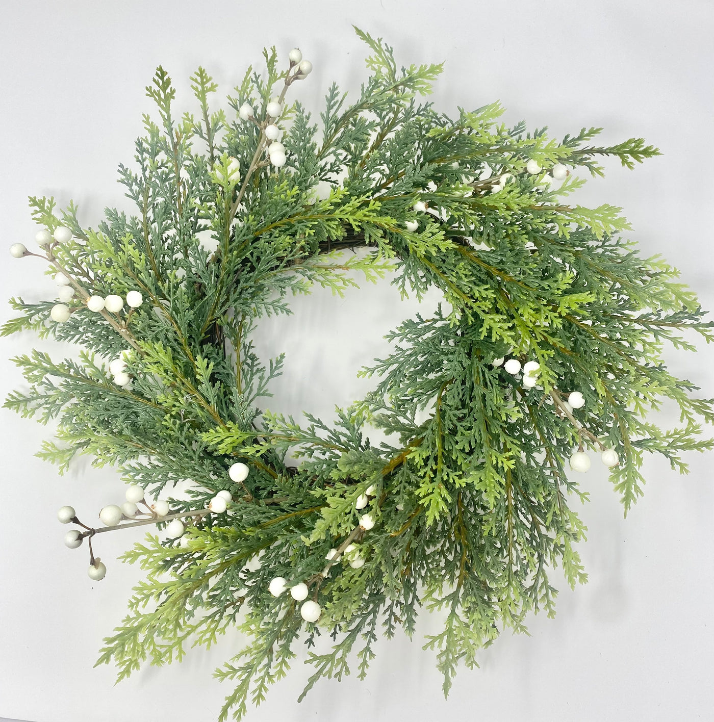 Kennebunk Faux White Berry Wreath