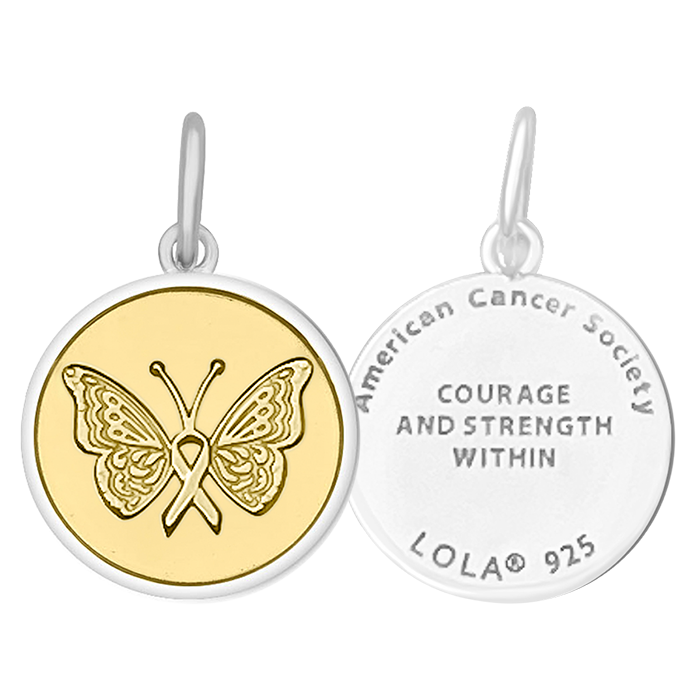 American Cancer Society Hope Butterfly in Gold