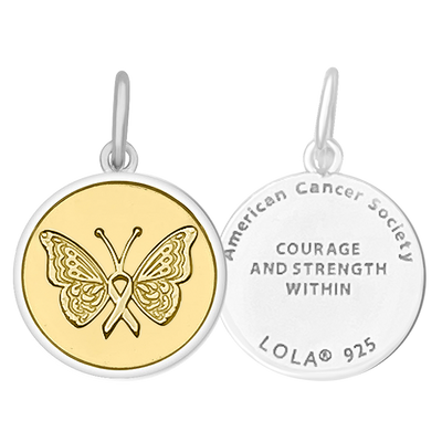 American Cancer Society Hope Butterfly in Gold