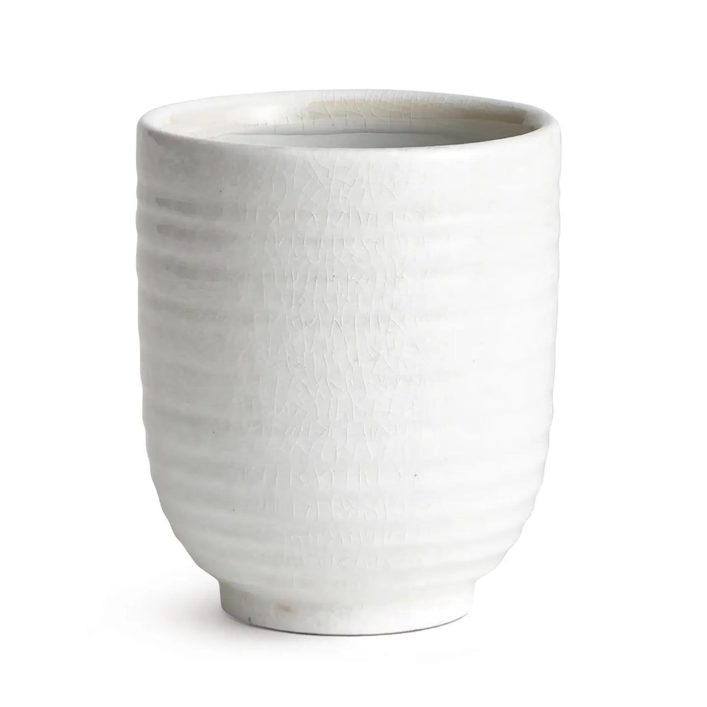 Mia Mini White Stoneware Pot