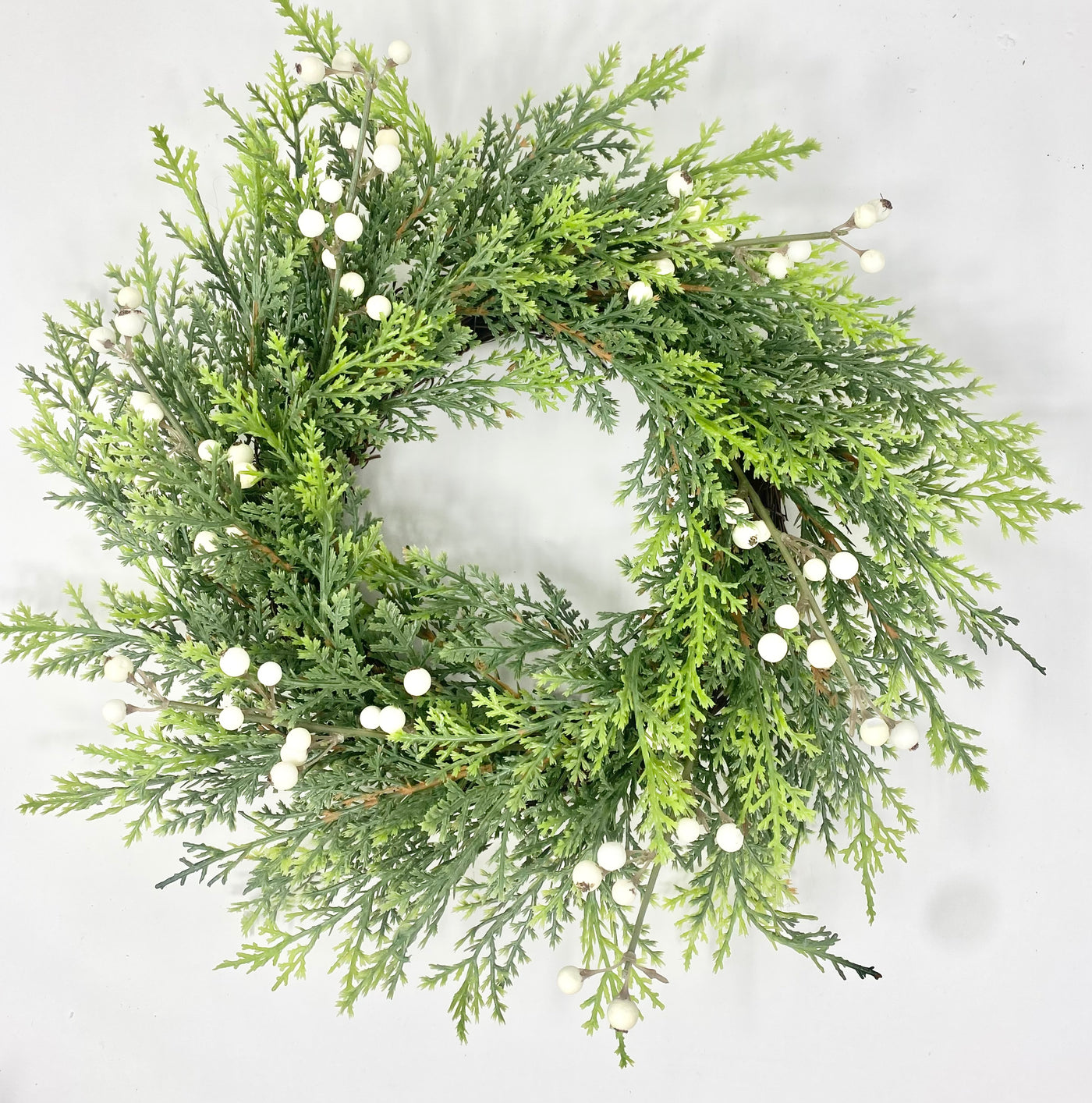 Kennebunk Faux White Berry Wreath