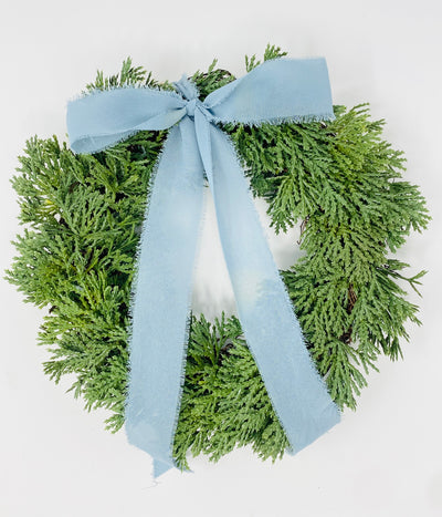 Seaside Faux Pine Wreath