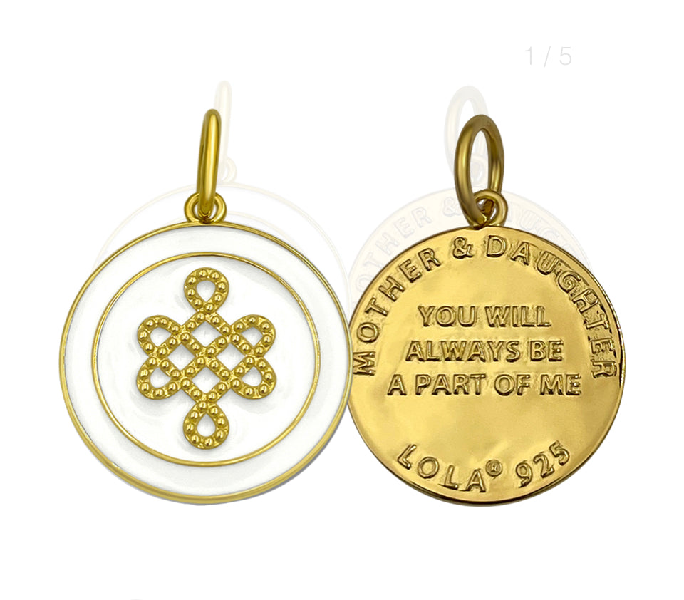 Mother & Daughter GOLD Pendant