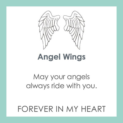 Angel Wings Heart SILVER