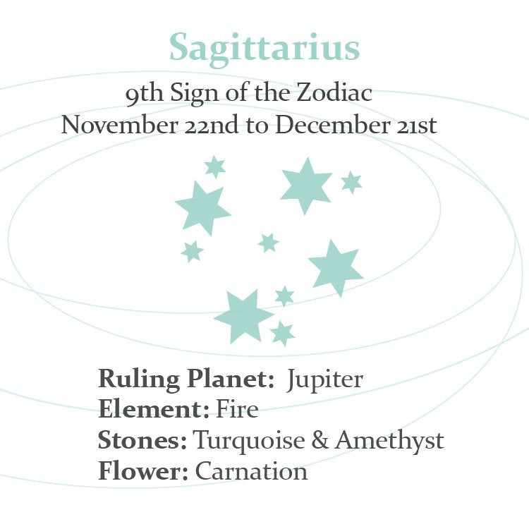 Zodiac Sagittarius Gold