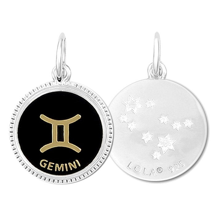 Zodiac Gemini Gold