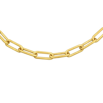 Oval Link Chain Gold