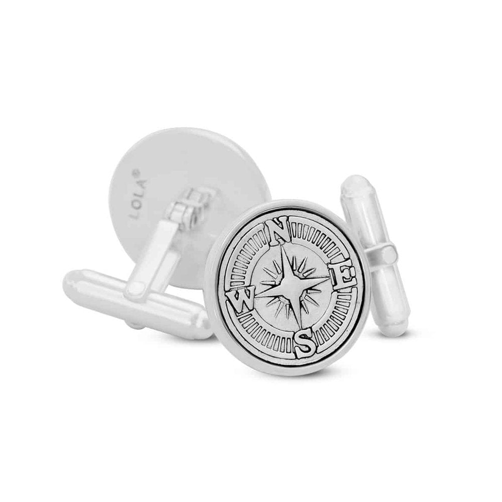 Compass Rose Cufflink