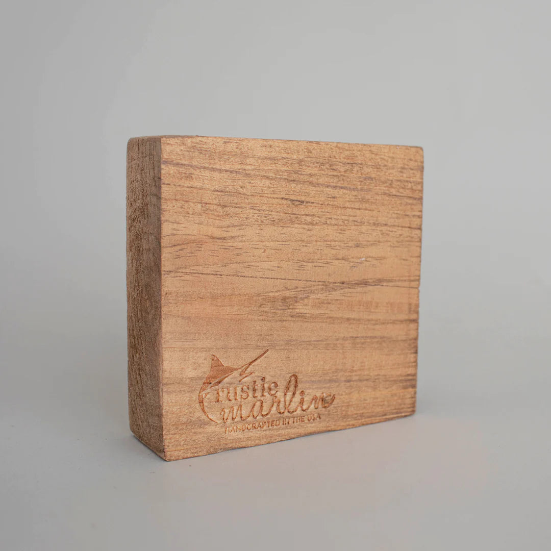 Happy Hour Decorative Wooden Block