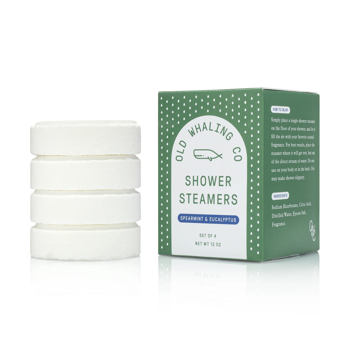 Old Whaling Co Shower Steamers Spearmint & Eucalyptus