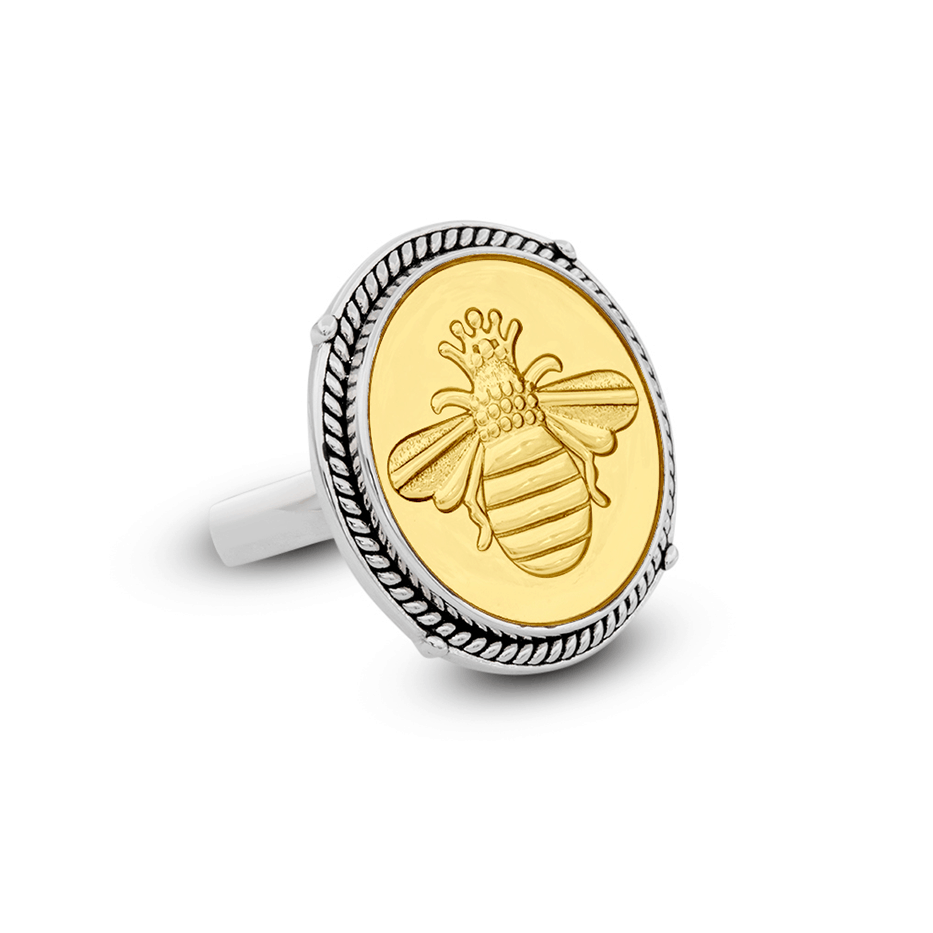 Bee Gold Center Ring