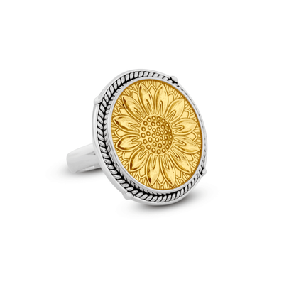 Sunflower Gold Center Ring