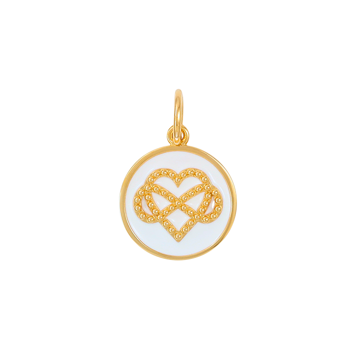 Grandmother & Granddaughter All GOLD Pendant