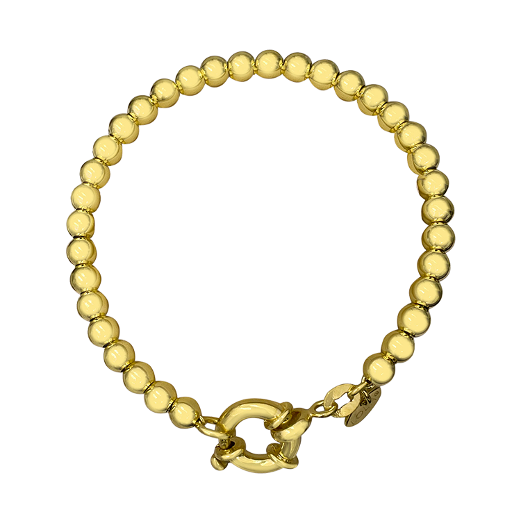 Ball Bracelet Gold 5mm