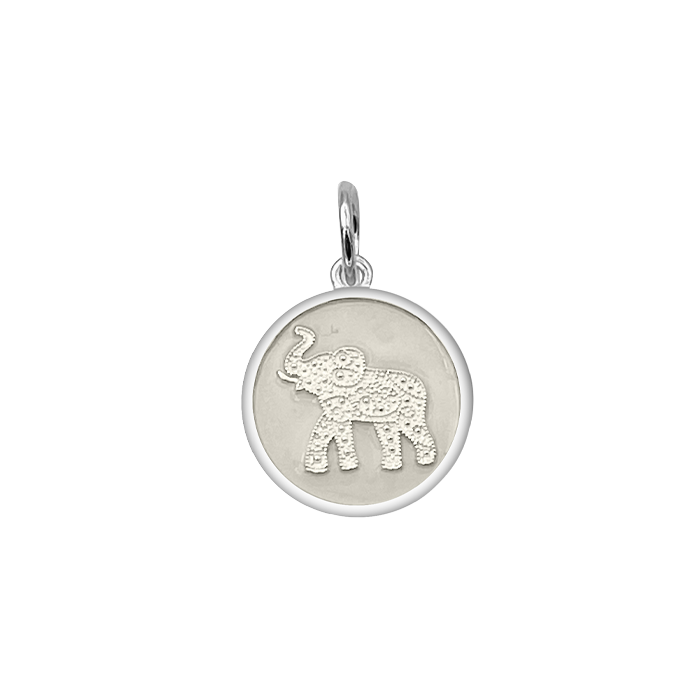 LOLA & Company Jewelry Elephant Pendant Ivory