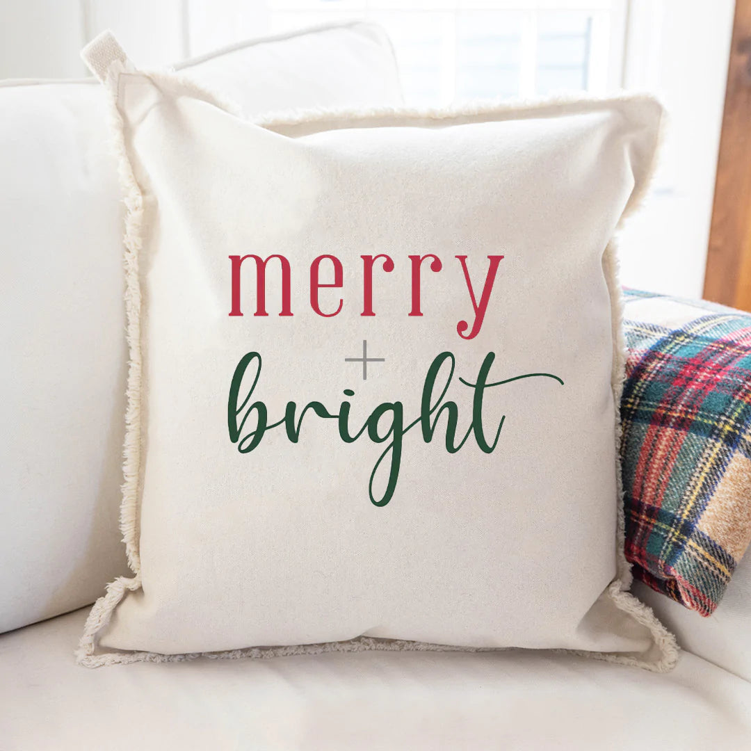 Merry + Bright Pillow Square Pillow