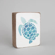 Turtle Decorative Wooden Block