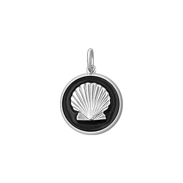 Lola & Company Jewelry Shell Pendant Black