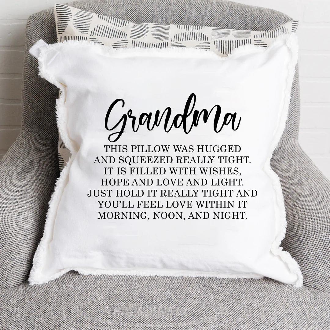 Personalized Hug Square Pillow
