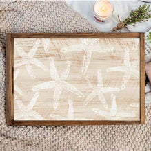 Neutral Starfish Wooden Serving Tray