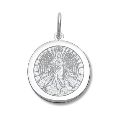 Lola & Company Jewelry Angel Pendant Alpine White