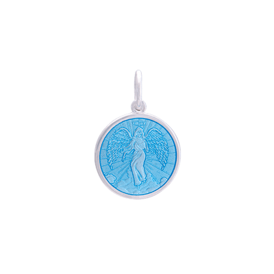 Lola & Company Jewelry Angel Pendant Light Blue