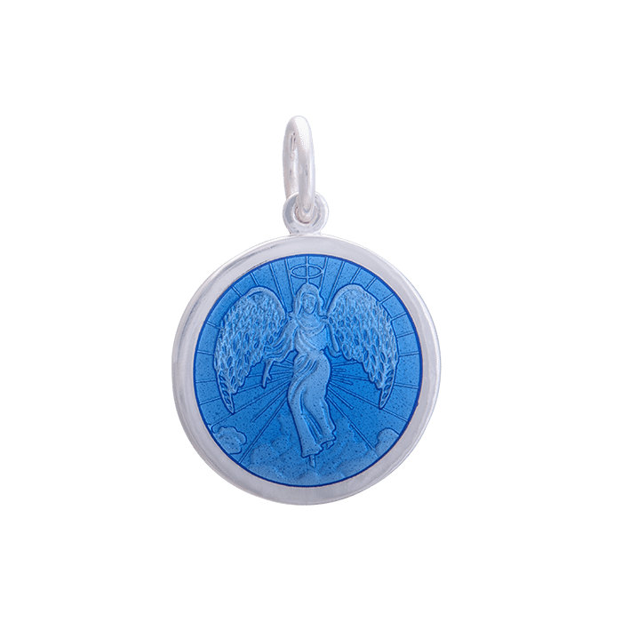 Lola & Company Jewelry Angel Pendant Periwinkle