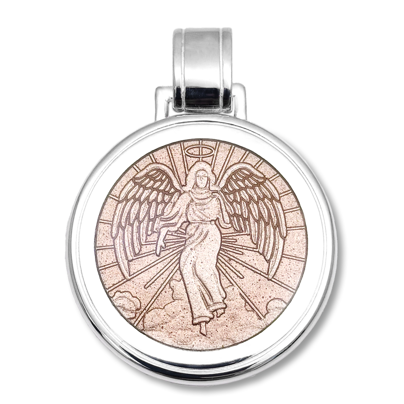 Lola & Company Jewelry Angel Pendant Pink