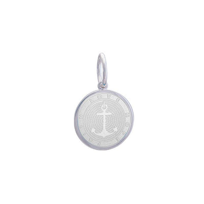 Lola & Company Jewelry Anchor Pendant Alpine White