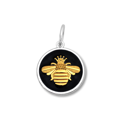 Lola & Company Jewelry Queen Bee Pendant Gold in Black