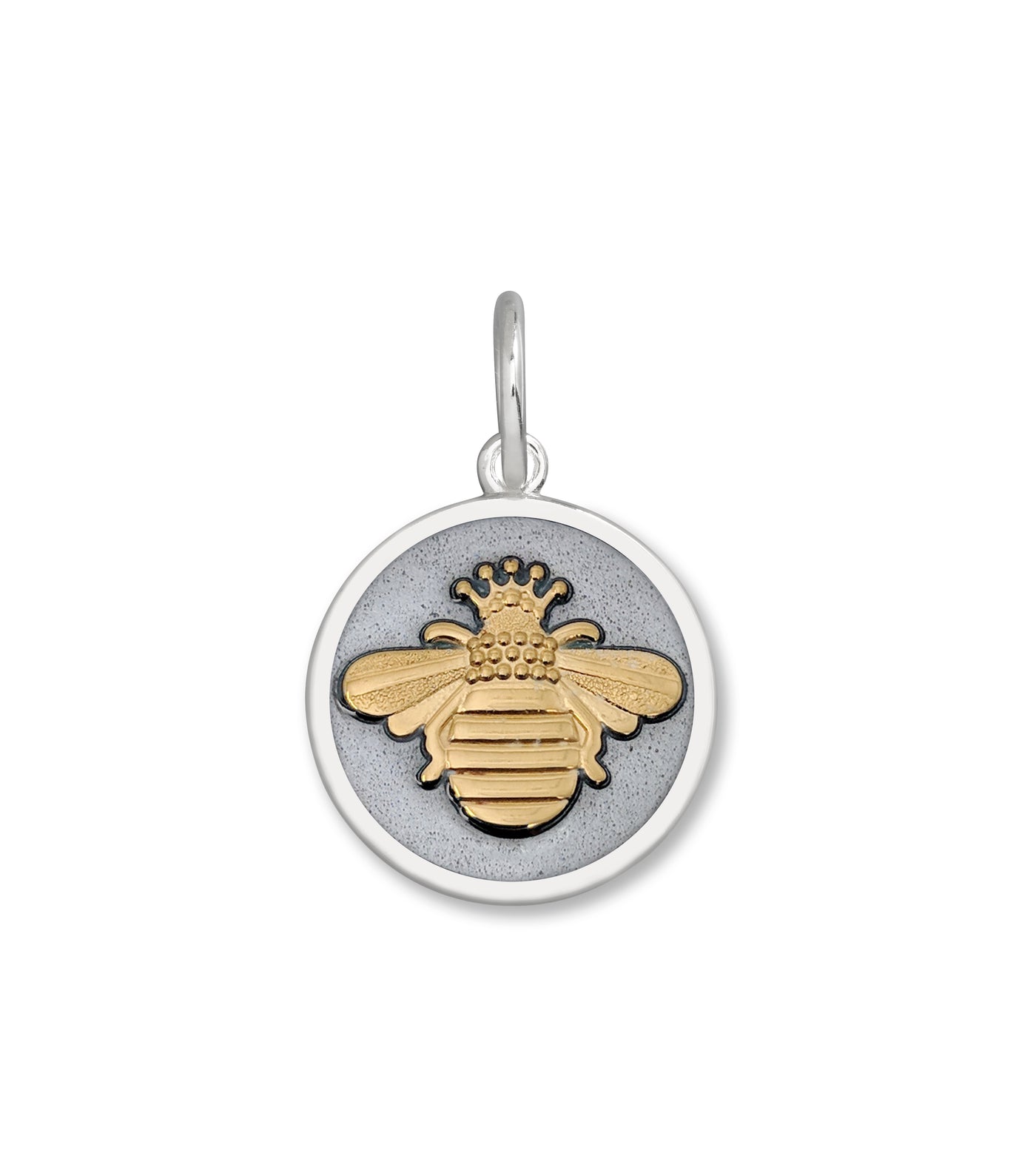 Lola & Company Jewelry Queen Bee Pendant Gold in Pewter