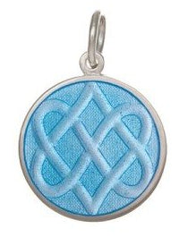 LOLA & Company Jewelry Celtic Knot Pendant Light Blue