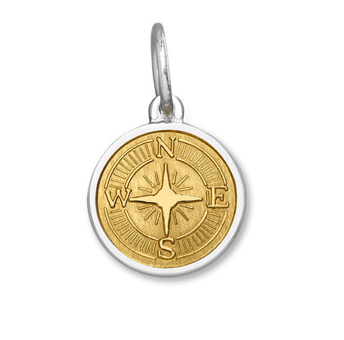 LOLA & Company Jewelry Compass Rose Pendant Gold