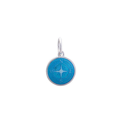 LOLA & Company Jewelry Compass Rose Pendant Light Blue