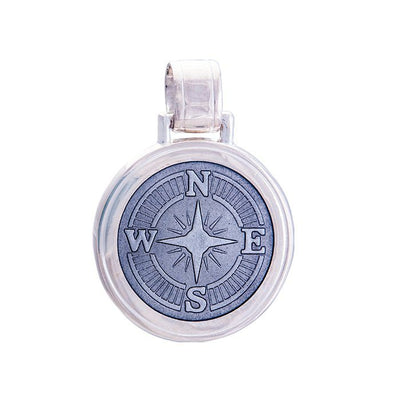 LOLA & Company Jewelry Compass Rose Pendant Periwinkle