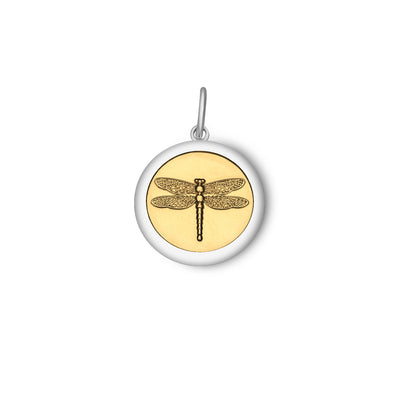 LOLA & Company Jewelry Dragonfly Pendant Gold Center Vermeil