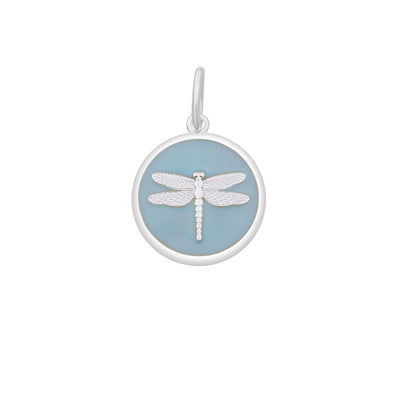 LOLA & Company Jewelry Dragonfly Pendant Pale Blue