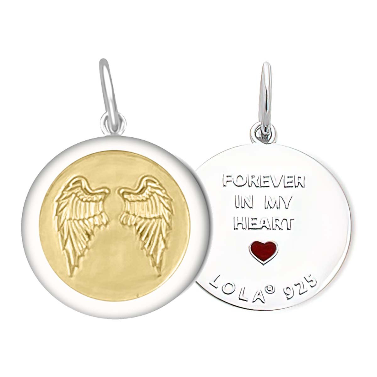 LOLA & Company Jewelry Angel Wings Pendant Gold